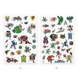 Djeco Temporary Tattoos - Heroes vs Villains