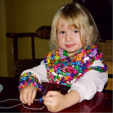 Bucket of Plastic Beads