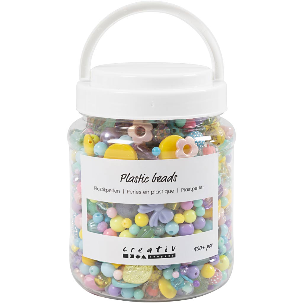 Plastic beads