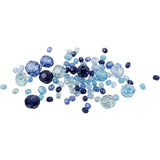 Faceted Bead Mix 4-12 mm - Blue Harmony 45g