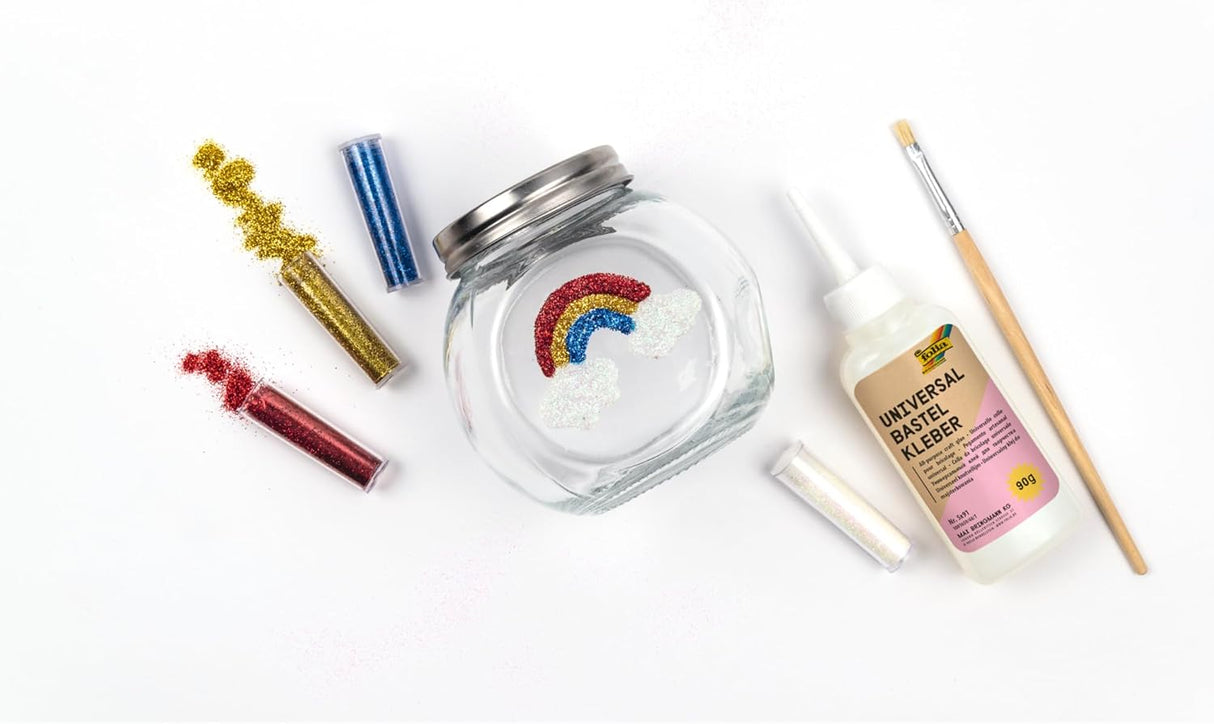 BIO Glitter & Sequins Set - Rainbow (11 Pieces)