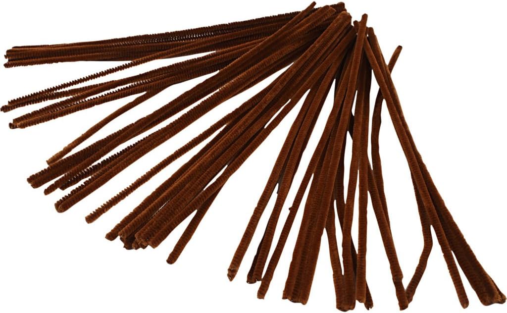 Pipe Cleaners - Brown 12" (25 Pack)