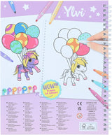 Ylvi Unicorn Colouring Book With Pen Set