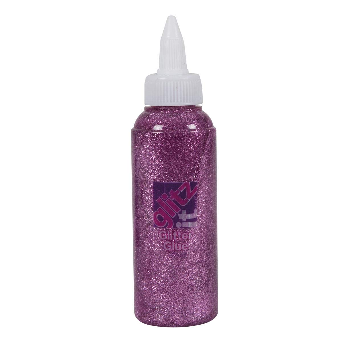 Glitter Glue 120ml - Pink Powder