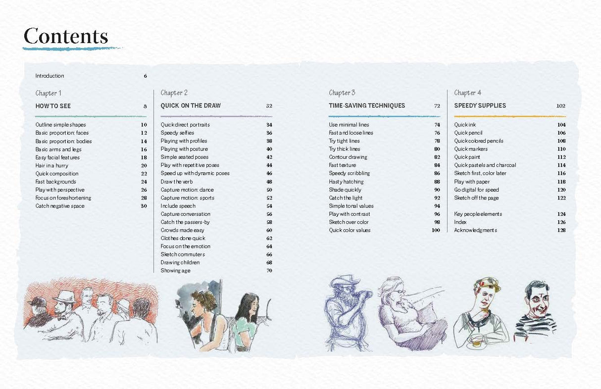 5-Minutes Sketching: People Book by Pete Scully