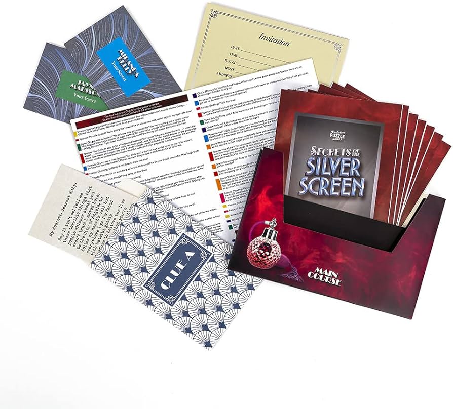 Professor Puzzle Secrets of the Silver Screen Mystery Game