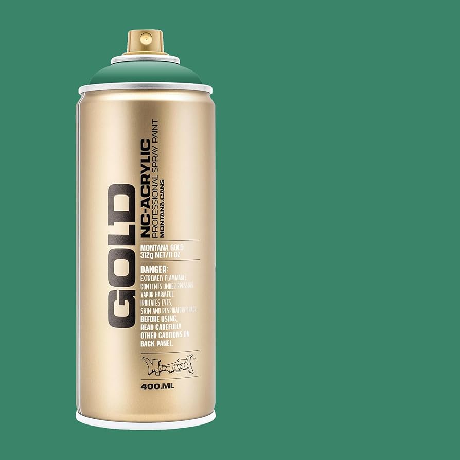 Montana GOLD Spray Paint 400ml - Malachite Dark (G6150)