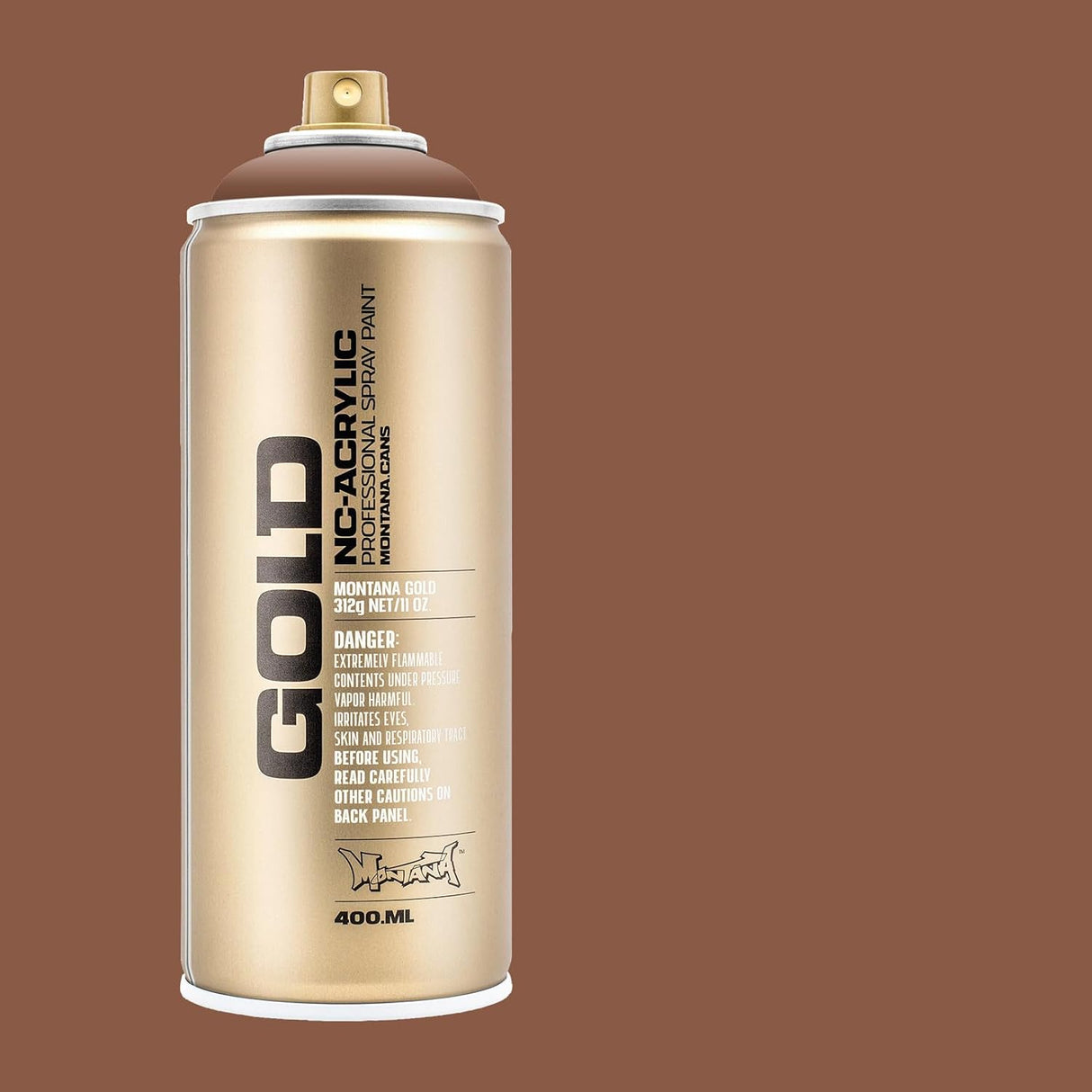 Montana GOLD Spray Paint 400ml - Hot Chocolate (G1450)