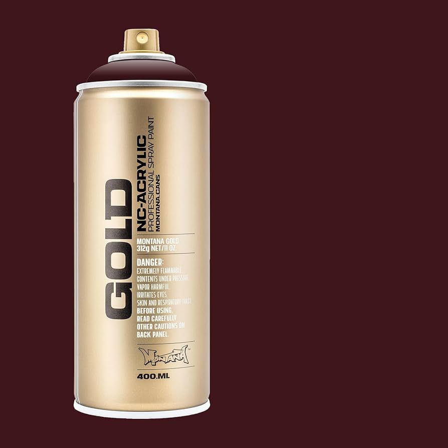 Montana GOLD Spray Paint 400ml - Wine Red (G8115)
