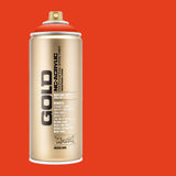Montana GOLD Spray Paint 400ml - Red Orange (G2090)
