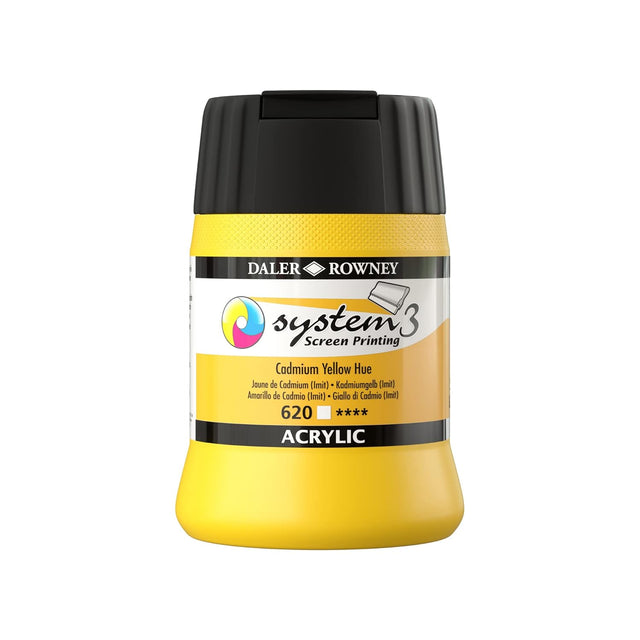 SYSTEM3 500ml Acrylic Paint - Cadmium Yellow Hue