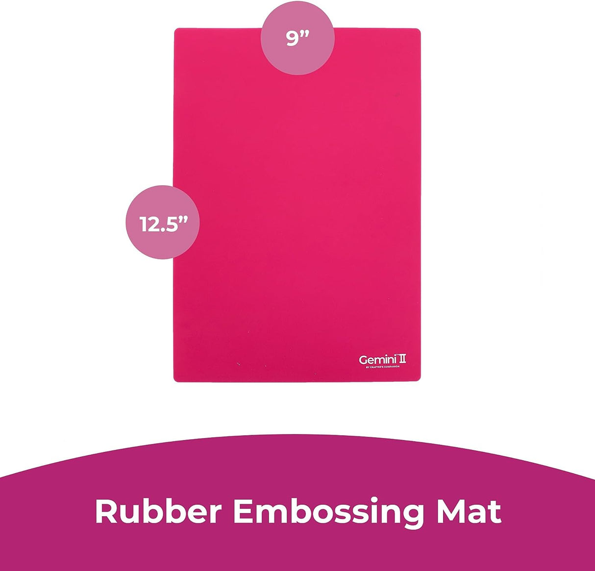 Gemini II Accessories - Rubber Embossing Mat 9” x 12.5