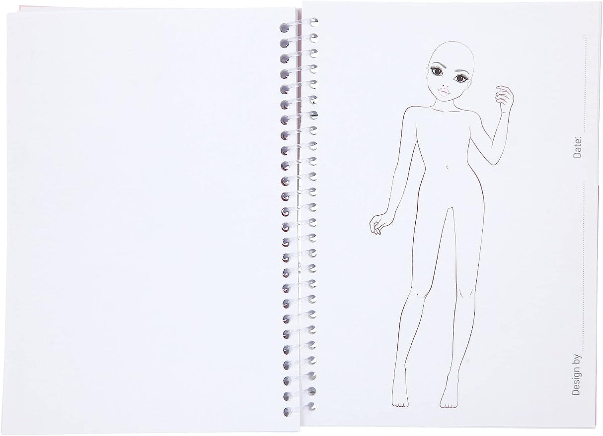 TOPModel 120 Page Pocket Colouring Book for Models and Pets