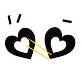 Heart Scratch Art Photo Frame Magnets (Pack of 10)