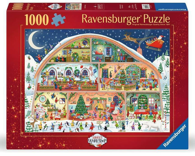 1000 Piece Jigsaw Puzzle - Santa’s Workshop