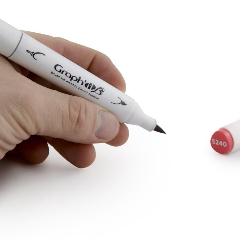 GRAPH'IT Brush Double Tip Alcohol Markers - Essential (Set of 36)