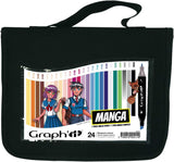 GRAPH'IT Twin-Tip Alcohol Markers - Manga (Set of 24)