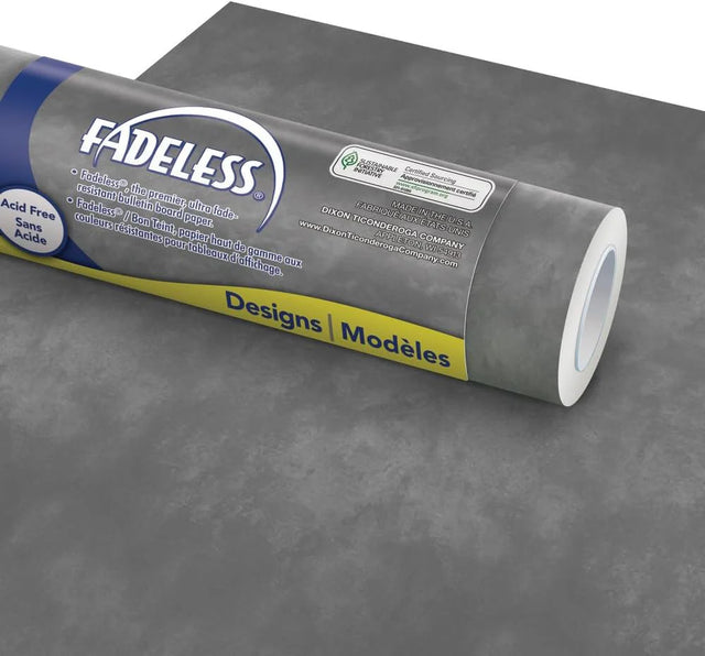 Fadeless Roll Colour Wash Charcoal 1218mm x 3.6m