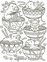 Capybara Cuties Cosy Colouring Book
