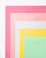 Origami Folding Sheets Plastic 20x20cm - 5 Colours