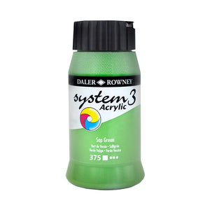 Daler-Rowney System 3 Acrylic 500 ml Jar Sap Green