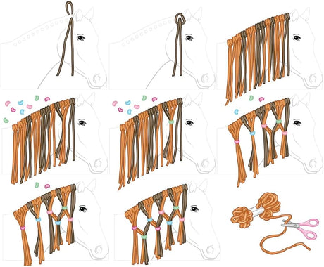 Miss Melody DIY Horse Mane Kit