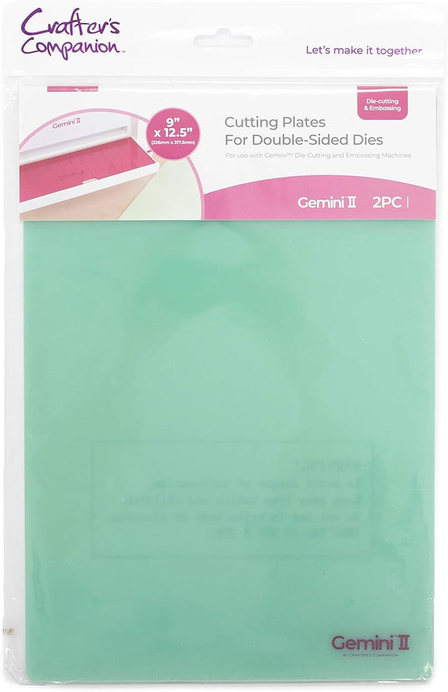 Gemini II Accessories - Cutting Plates for Double-Sided Dies