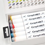 GRAPH'IT Brush Double Tip Markers - Comics (Set of 12)