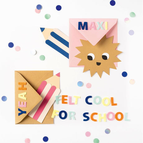 Felt Scatter Decoration - Letters & Numbers (200 Pieces)