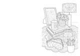 The Wellbeing Colouring Book - Sleep