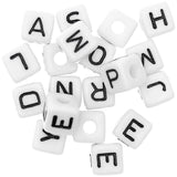 Cube Bead Set White - Hope/Smile/Dream/Enjoy