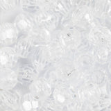 Faceted Beads Diameter.8mm Hole Size 1mm 100g - Clear