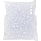 Faceted Beads Diameter.8mm Hole Size 1mm 100g - Clear