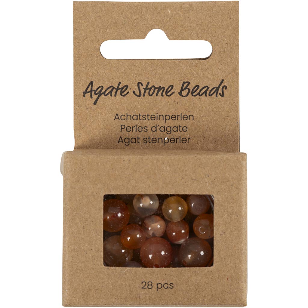Agate stone beads