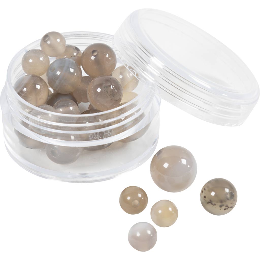 Agate stone beads