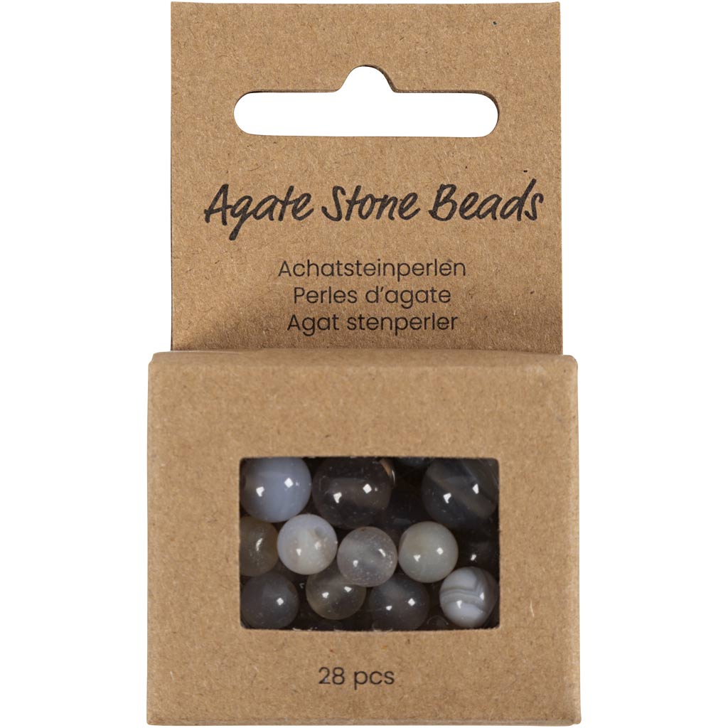 Agate stone beads