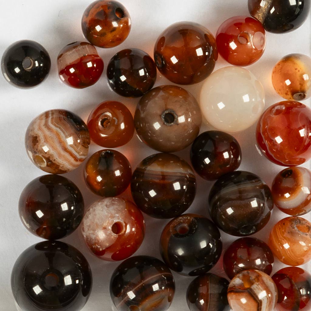 Agate stone beads