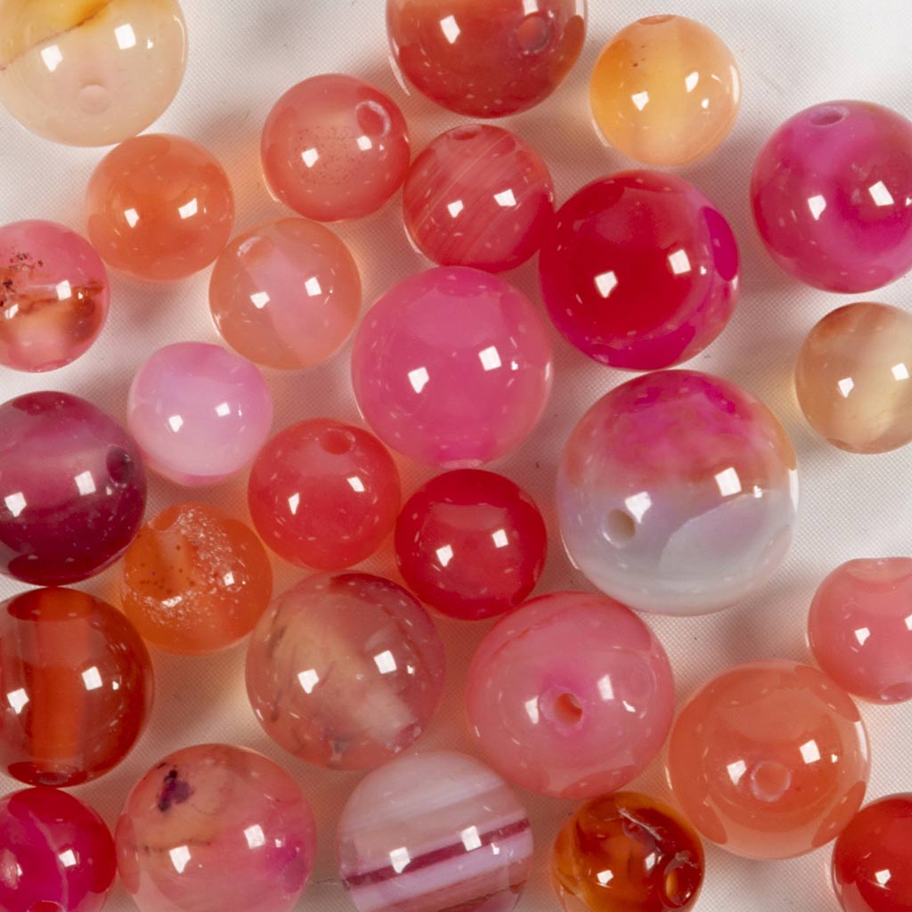 Agate stone beads
