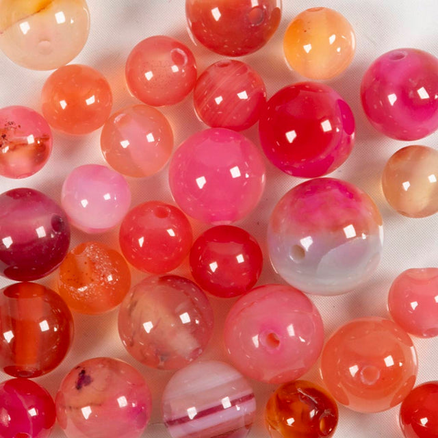 Agate stone beads