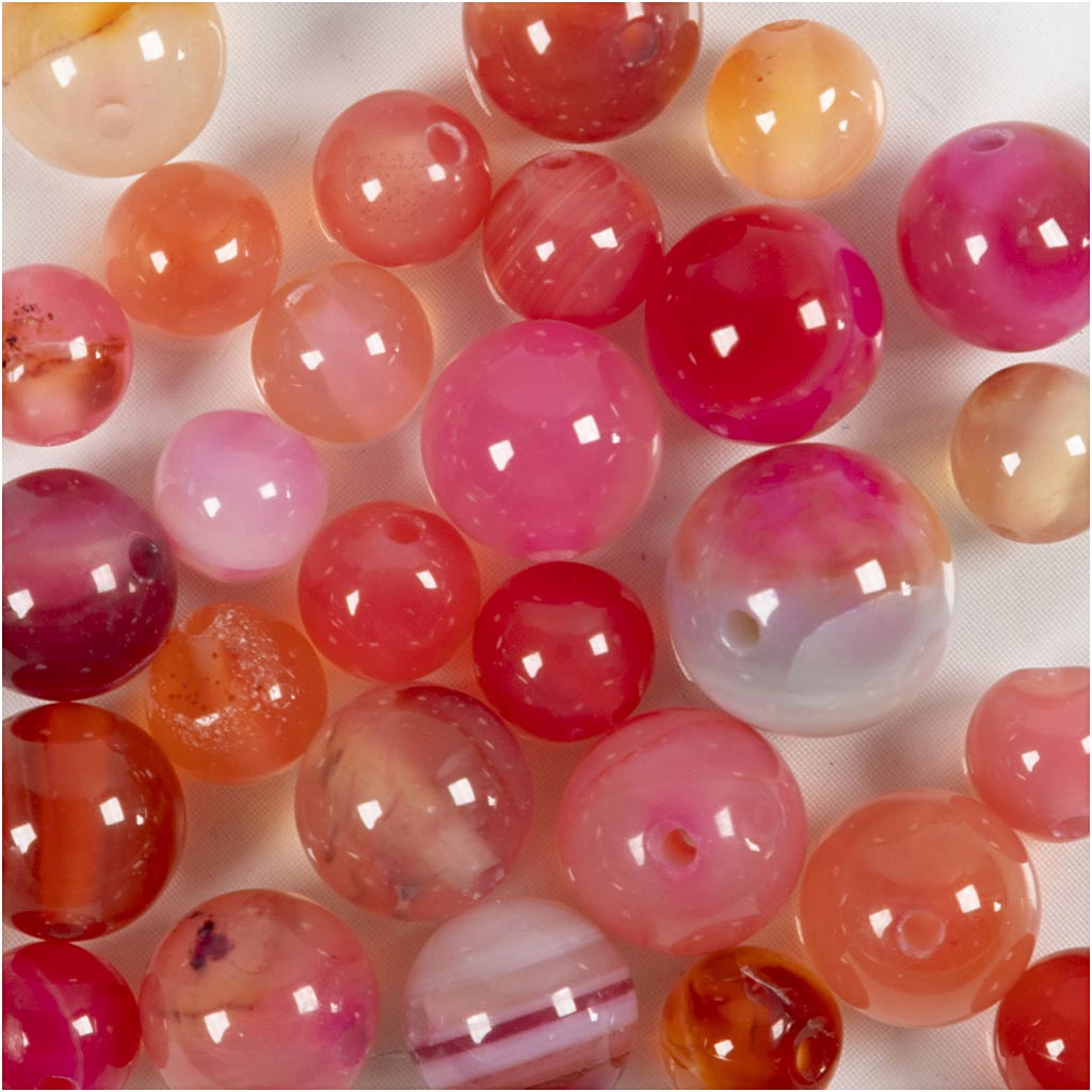 Agate stone beads
