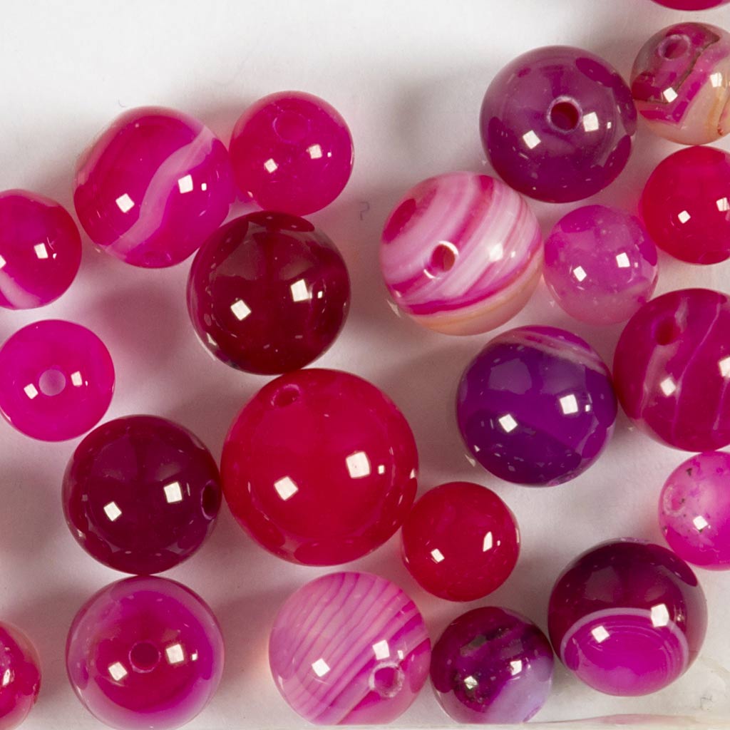 Agate stone beads