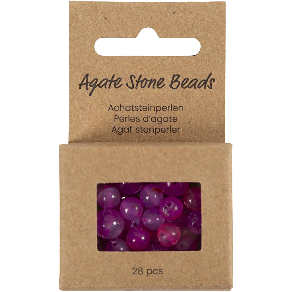 Agate stone beads