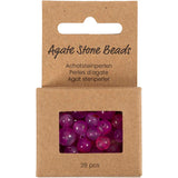 Agate stone beads