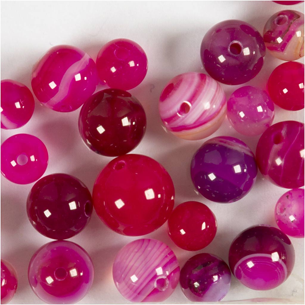 Agate stone beads