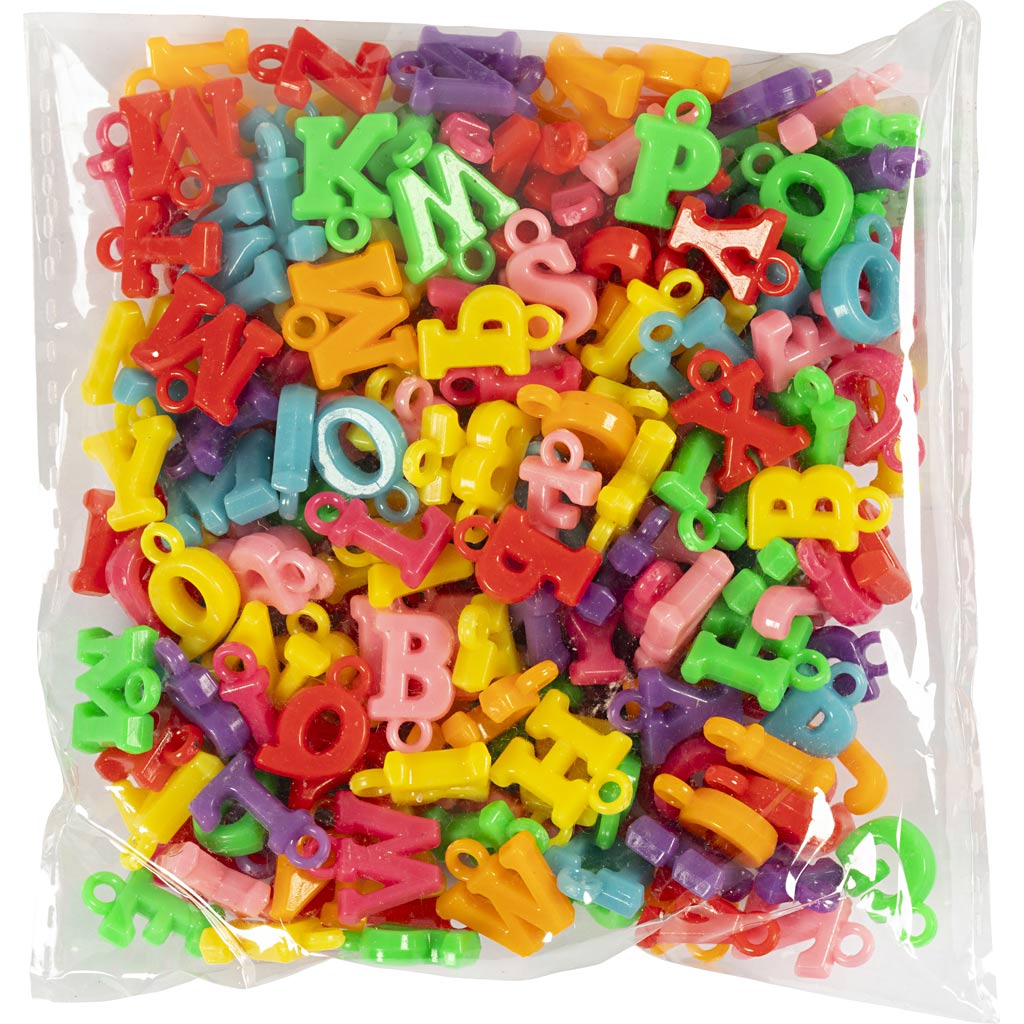 Letter Beads Size 1-2cm 50g