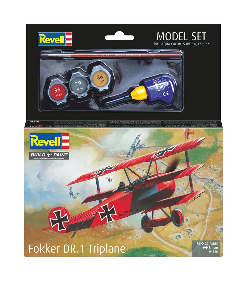 Revell Model Set - Fokker Dr.1 Triplane