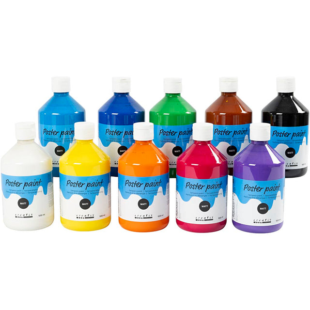Poster paint Matte