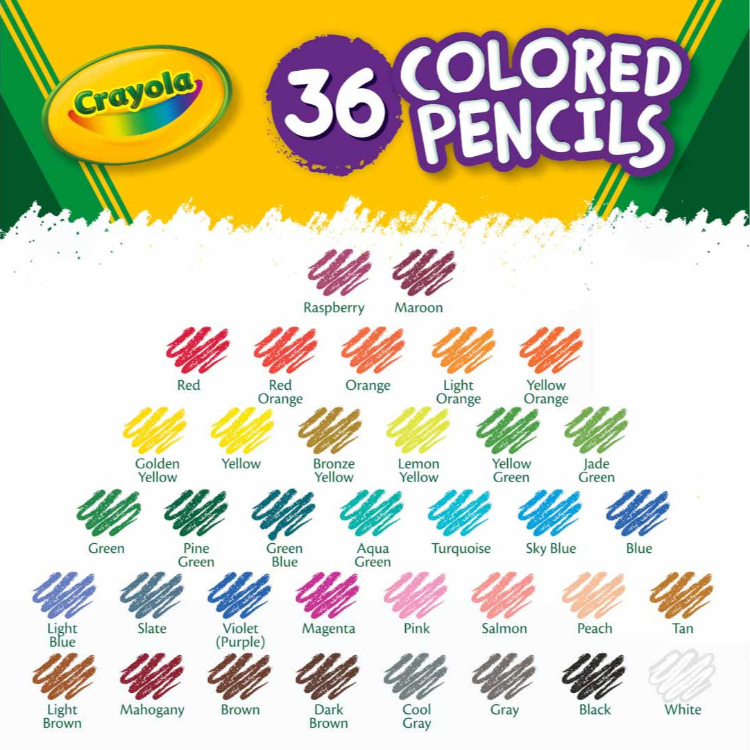 Crayola Coloured Pencils (36 Pack)