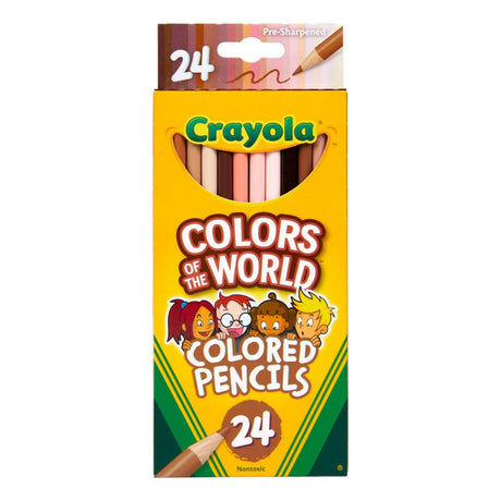 Crayola Colours Of The World Coloured Pencils (24 Pack)