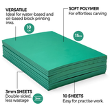 Zieler Soft Cut Lino Printing Bloc Sheets (Pack of 10)